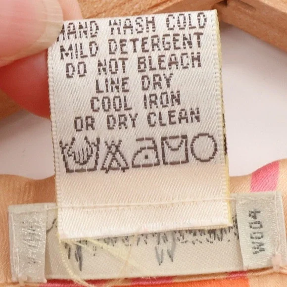 Vintage Neiman Marcus Silk Top Luxury Resort‎ Tropical Loungewear Button Size S - Picture 7 of 8